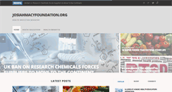 Desktop Screenshot of josiahmacyfoundation.org